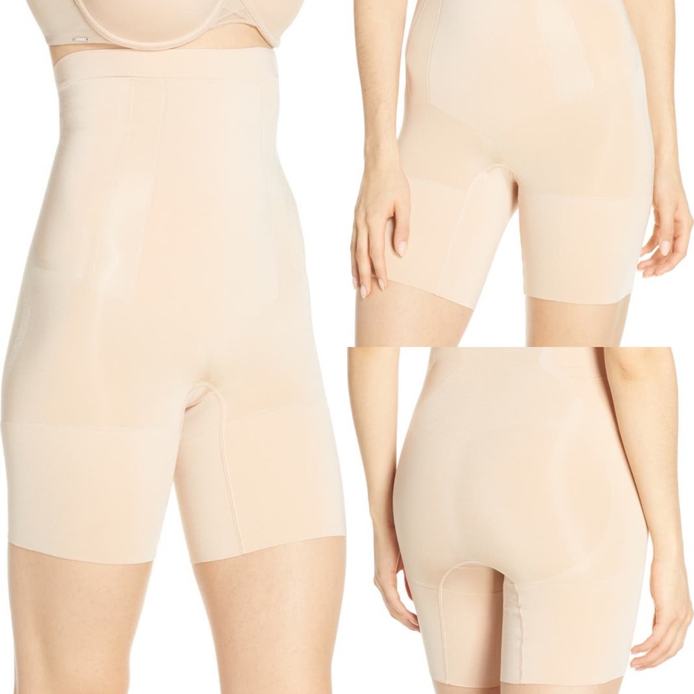 Spanx OnCore High Waist Mid Thigh Shaper Shorts
SPANX size medium NWT